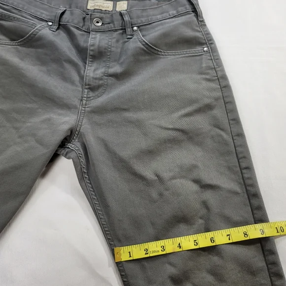 Patagonia Iron Clad Performance Twill Jeans Reg Straight Forge Grey Men's 34x32 - Picture 9 of 14